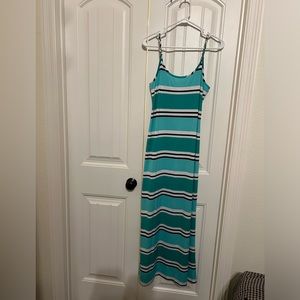 Prelude striped maxi dress